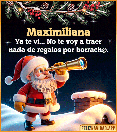 GIF Esta Navidad no te voy a traer nada de regalos Maximiliana