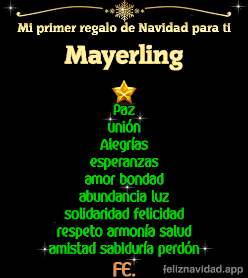 GIF Mi primer regalo de navidad para ti Mayerling