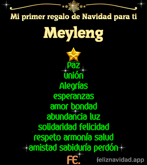 GIF Mi primer regalo de navidad para ti Meyleng