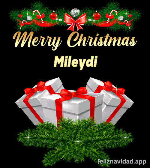 GIF Merry Christmas Mileydi