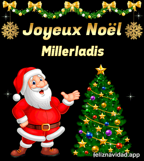GIF Joyeux Noël Millerladis