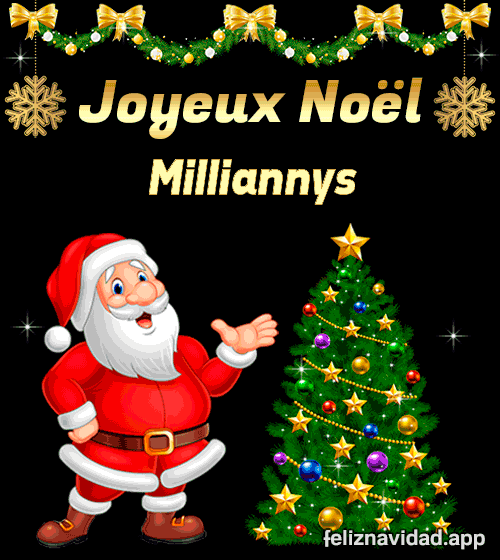GIF Joyeux Noël Milliannys