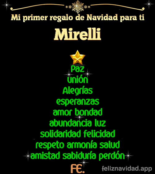 GIF Mi primer regalo de navidad para ti Mirelli