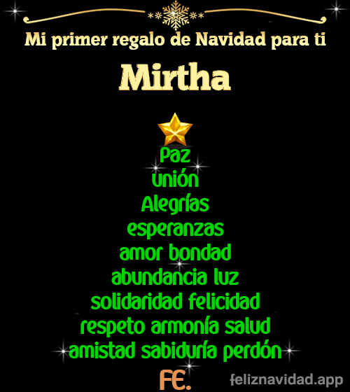 GIF Mi primer regalo de navidad para ti Mirtha