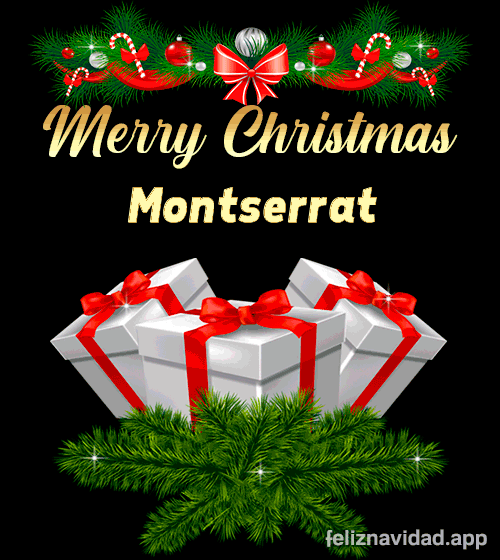 GIF Merry Christmas Montserrat