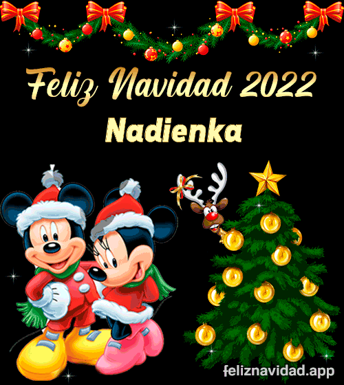 GIF Feliz Navidad 2022 Nadienka