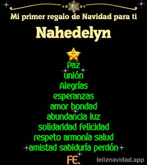 GIF Mi primer regalo de navidad para ti Nahedelyn
