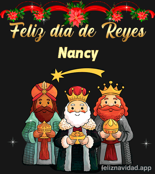 GIF Feliz día de Reyes Nancy