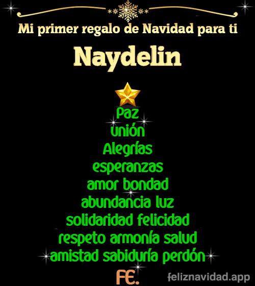 GIF Mi primer regalo de navidad para ti Naydelin