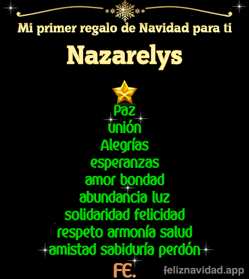 GIF Mi primer regalo de navidad para ti Nazarelys