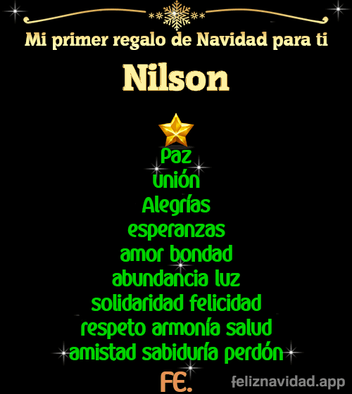 GIF Mi primer regalo de navidad para ti Nilson