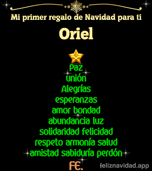 GIF Mi primer regalo de navidad para ti Oriel