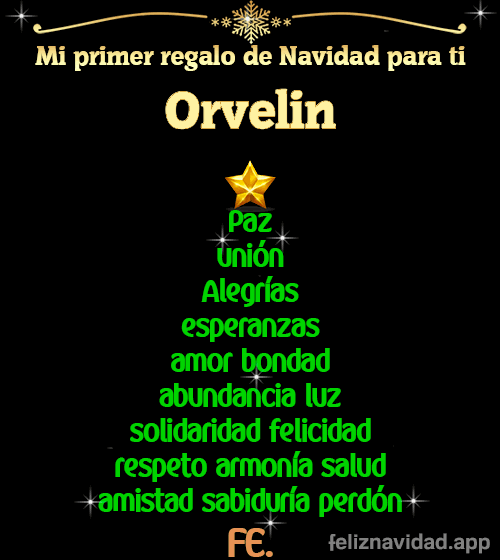 GIF Mi primer regalo de navidad para ti Orvelin