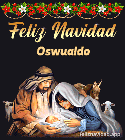 GIF Feliz Navidad Oswualdo