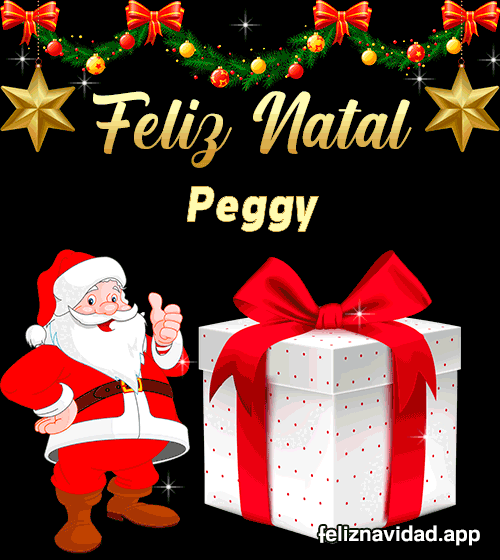 GIF Feliz Natal Peggy
