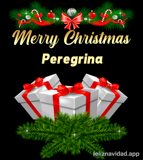 GIF Merry Christmas Peregrina