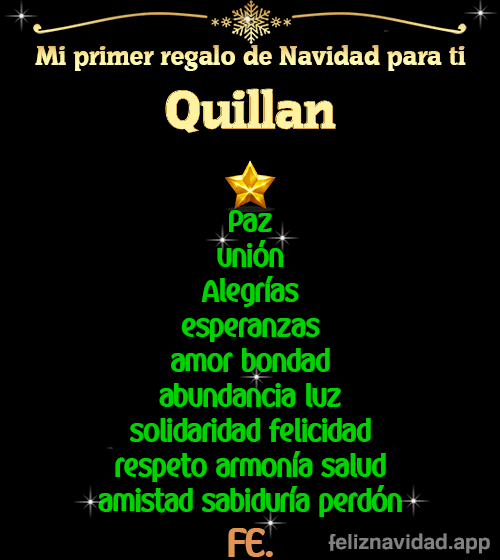GIF Mi primer regalo de navidad para ti Quillan
