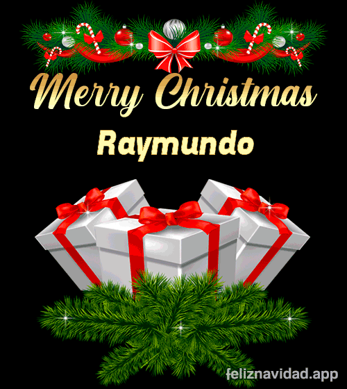 GIF Merry Christmas Raymundo