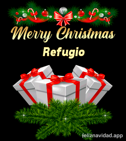 GIF Merry Christmas Refugio