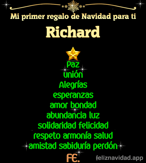 GIF Mi primer regalo de navidad para ti Richard