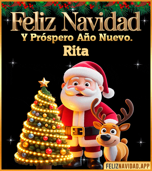 GIF Feliz Navidad y Próspero Año Nuevo gif Rita