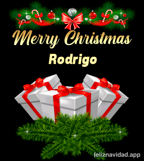 GIF Merry Christmas Rodrigo