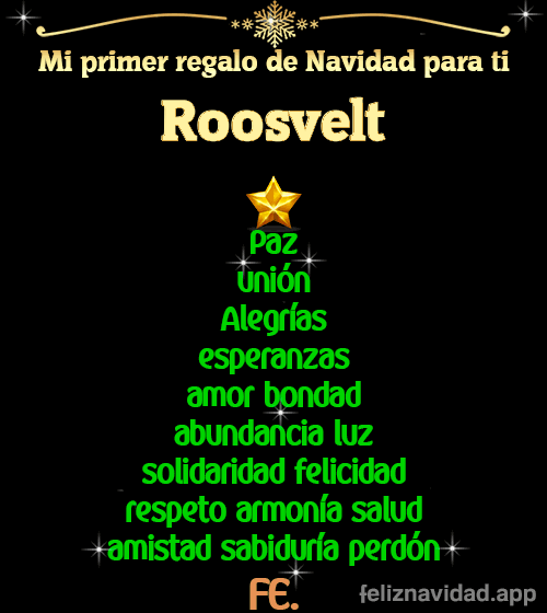 GIF Mi primer regalo de navidad para ti Roosvelt