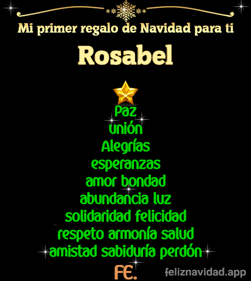 GIF Mi primer regalo de navidad para ti Rosabel