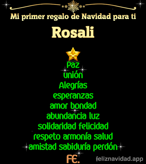 GIF Mi primer regalo de navidad para ti Rosali