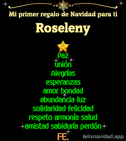 GIF Mi primer regalo de navidad para ti Roseleny