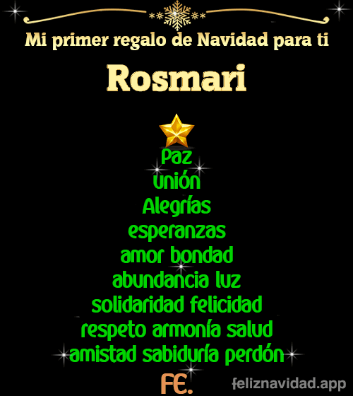 GIF Mi primer regalo de navidad para ti Rosmari
