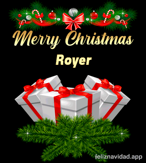 GIF Merry Christmas Royer