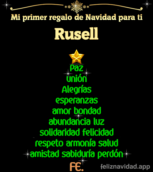 GIF Mi primer regalo de navidad para ti Rusell