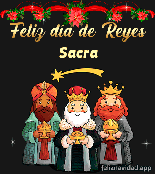 GIF Feliz día de Reyes Sacra