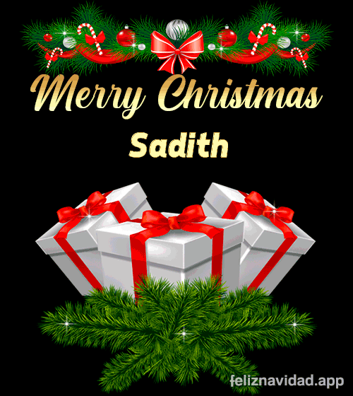 GIF Merry Christmas Sadith