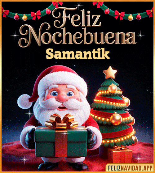 GIF GIF de Feliz Nochebuena Samantik