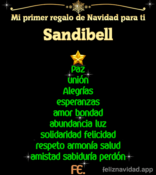 GIF Mi primer regalo de navidad para ti Sandibell