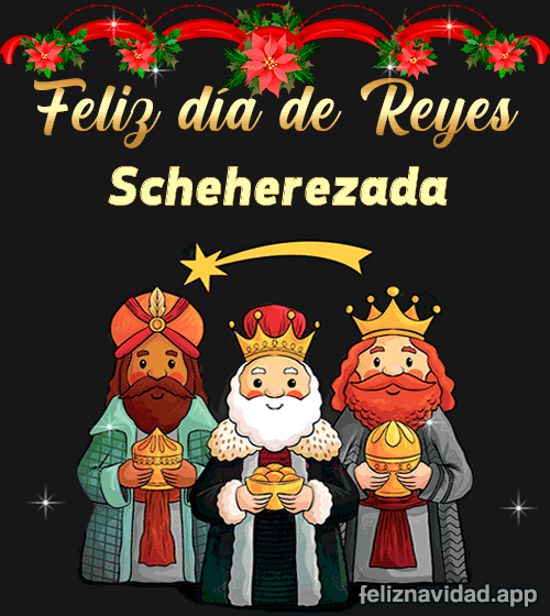 GIF Feliz día de Reyes Scheherezada