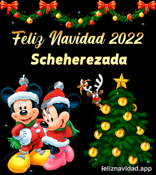 GIF Feliz Navidad 2022 Scheherezada