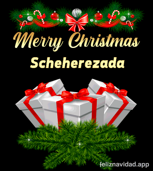GIF Merry Christmas Scheherezada