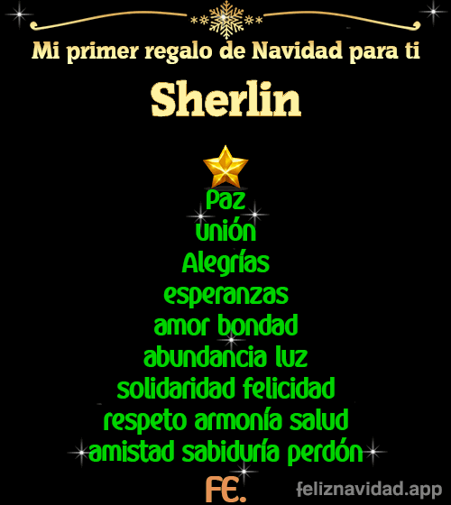 GIF Mi primer regalo de navidad para ti Sherlin