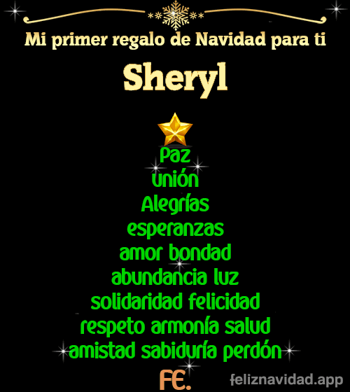 GIF Mi primer regalo de navidad para ti Sheryl