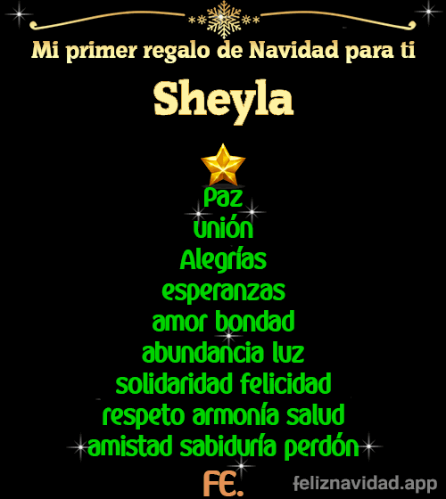 GIF Mi primer regalo de navidad para ti Sheyla