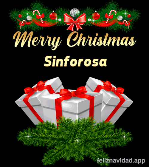 GIF Merry Christmas Sinforosa