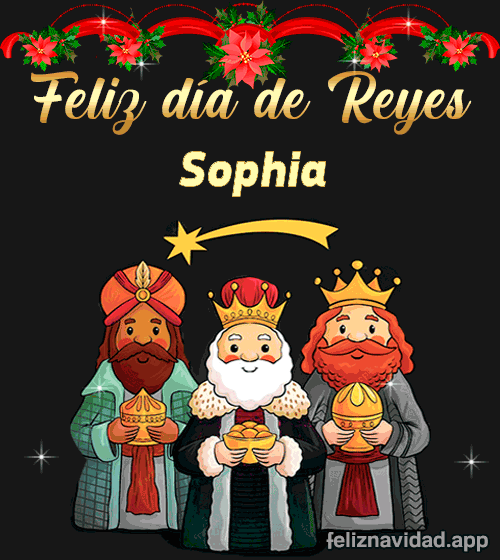 GIF Feliz día de Reyes Sophia