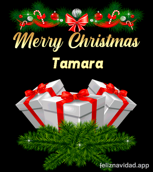 GIF Merry Christmas Tamara