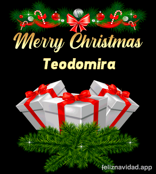 GIF Merry Christmas Teodomira