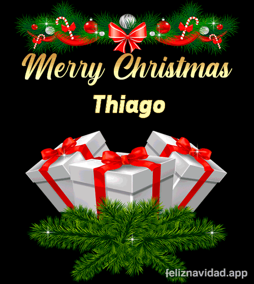 GIF Merry Christmas Thiago