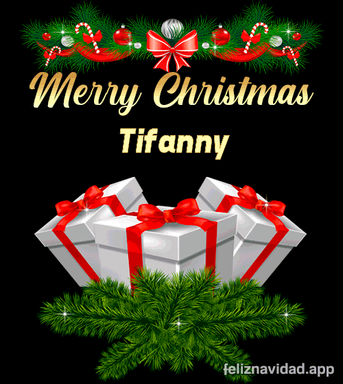 GIF Merry Christmas Tifanny