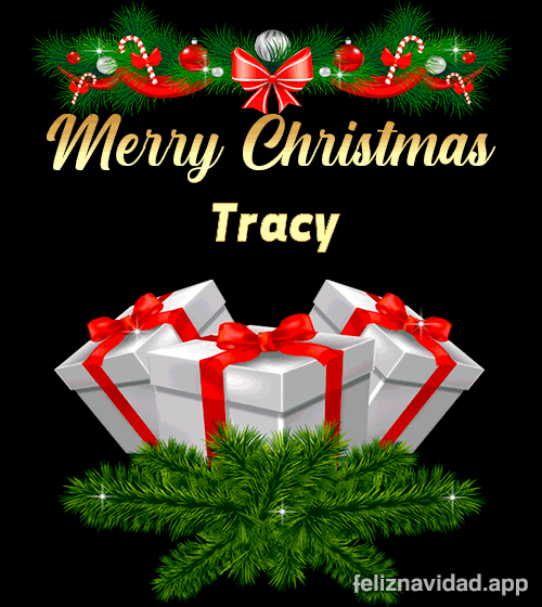GIF Merry Christmas Tracy